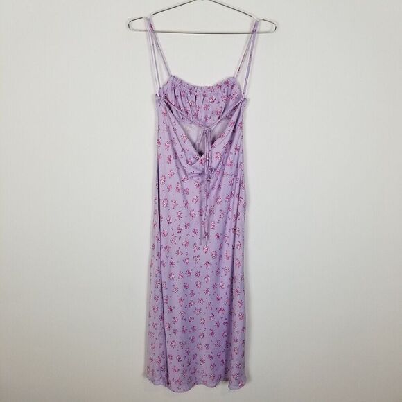 Zara Lavender Floral Midi Dress - Picture 5 of 10